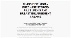 Desktop Screenshot of classifiedmom.com