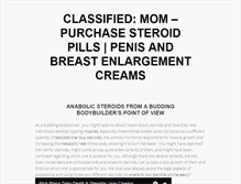 Tablet Screenshot of classifiedmom.com